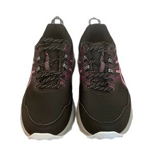 Asics Black & Pink Gel Venture 9 Women's Running Shoes 6 Wide